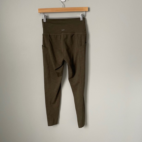 Prana Brown High Waisted Pocket Leggings Athleisure Activewear Size Women's M - Picture 7 of 11